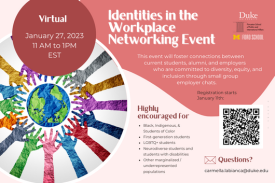 Identities in the Workplace flyer